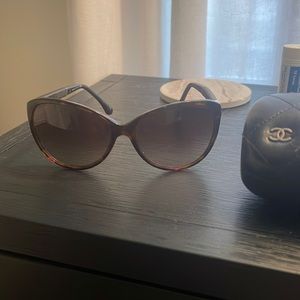 Chanel brown sunglasses